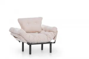 Kreslo ušiak Nitta Single - Cream