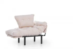 Kreslo ušiak Nitta Single - Cream
