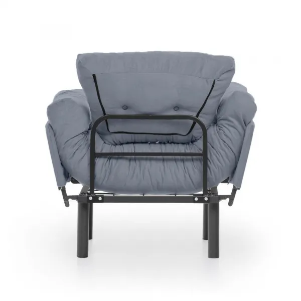 Kreslo ušiak Nitta Single - Grey