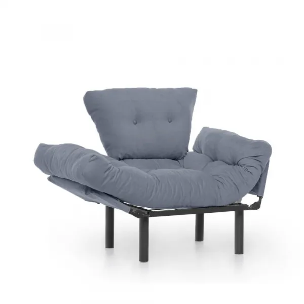 Kreslo ušiak Nitta Single - Grey