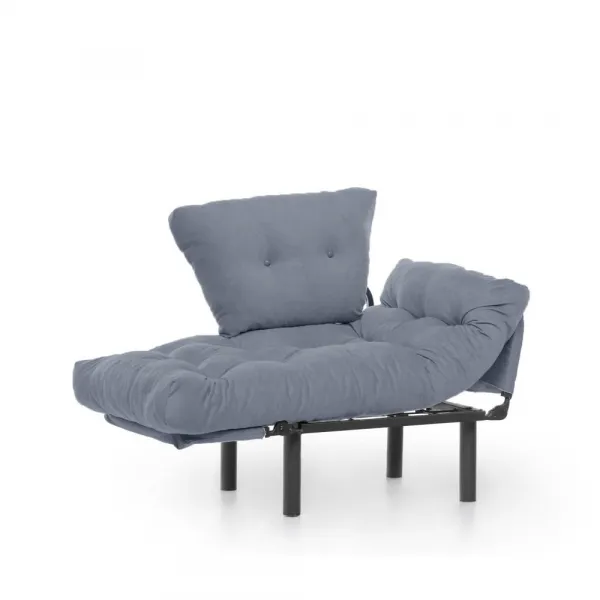 Kreslo ušiak Nitta Single - Grey