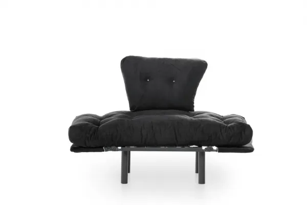 Kreslo ušiak Nitta Single - Black