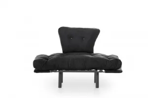 Kreslo ušiak Nitta Single - Black