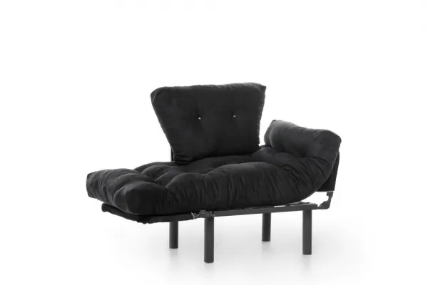 Kreslo ušiak Nitta Single - Black