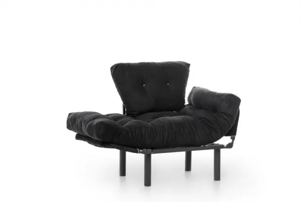 Kreslo ušiak Nitta Single - Black