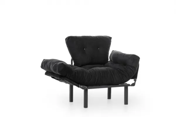 Kreslo ušiak Nitta Single - Black