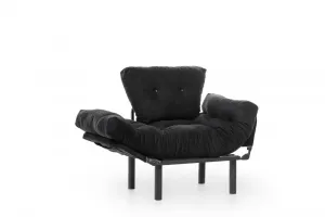 Kreslo ušiak Nitta Single - Black