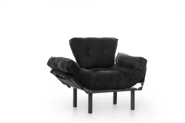 Kreslo ušiak Nitta Single - Black