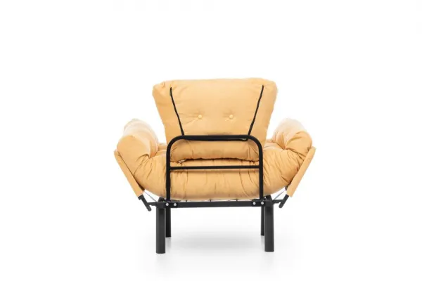 Kreslo ušiak Nitta Single - Mustard