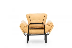 Kreslo ušiak Nitta Single - Mustard