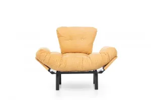 Kreslo ušiak Nitta Single - Mustard