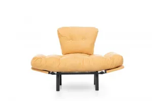 Kreslo ušiak Nitta Single - Mustard