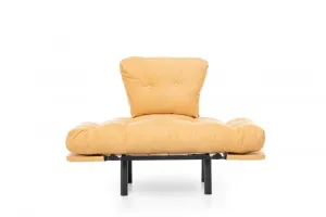 Kreslo ušiak Nitta Single - Mustard