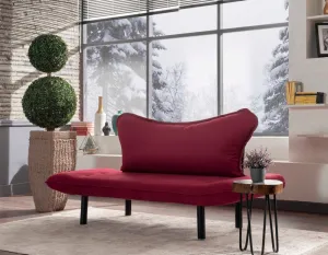 Dvojmiestna rozkladacia pohovka Chatto - Maroon