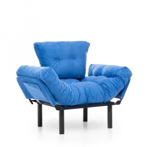 Kreslo ušiak Nitta Single - Blue
