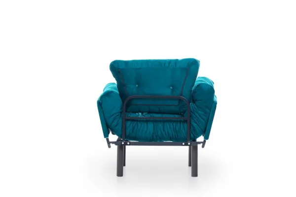 Kreslo ušiak Nitta Single - Petrol Green