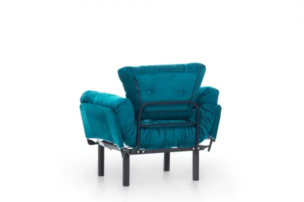 Kreslo ušiak Nitta Single - Petrol Green