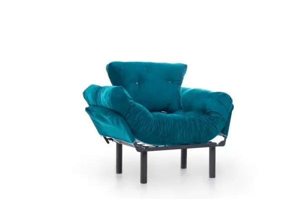 Kreslo ušiak Nitta Single - Petrol Green