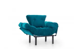 Kreslo ušiak Nitta Single - Petrol Green
