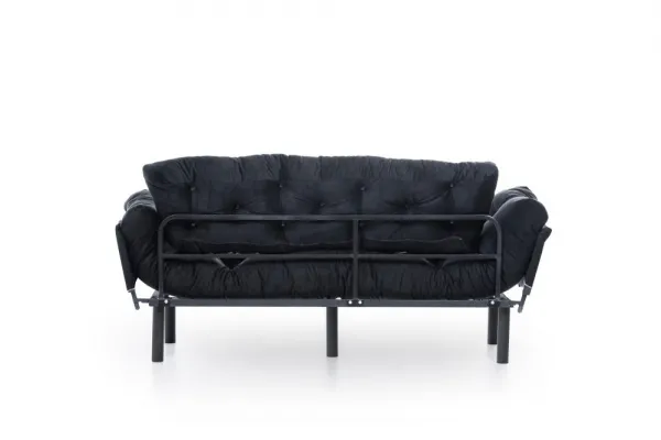 Trojmiestna rozkladacia pohovka Nitta Triple - Black