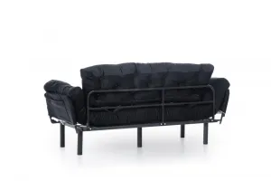 Trojmiestna rozkladacia pohovka Nitta Triple - Black