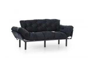Trojmiestna rozkladacia pohovka Nitta Triple - Black