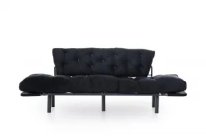 Trojmiestna rozkladacia pohovka Nitta Triple - Black