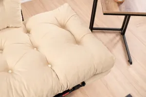 Dvojmiestna rozkladacia pohovka Nitta - Cream