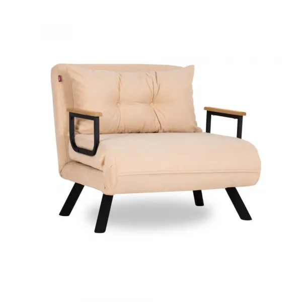 Rozkladacie kreslo Sando Single - Cream