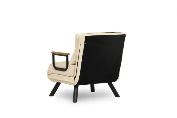 Rozkladacie kreslo Sando Single - Cream