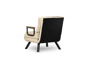 Rozkladacie kreslo Sando Single - Cream
