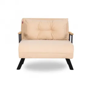 Rozkladacie kreslo Sando Single - Cream