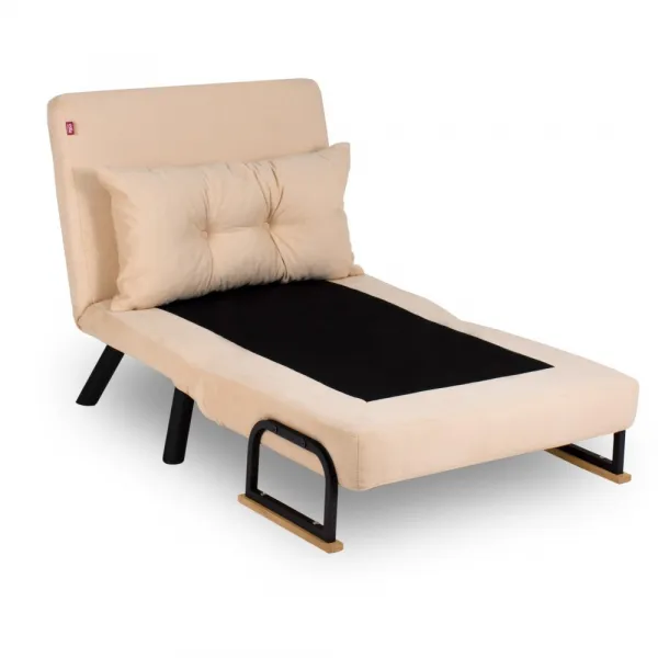 Rozkladacie kreslo Sando Single - Cream