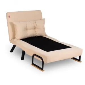 Rozkladacie kreslo Sando Single - Cream