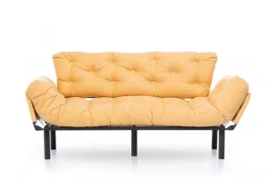 Trojmiestna rozkladacia pohovka Nitta Triple - Mustard