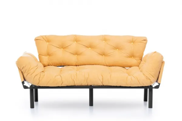 Trojmiestna rozkladacia pohovka Nitta Triple - Mustard