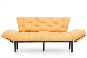 Trojmiestna rozkladacia pohovka Nitta Triple - Mustard