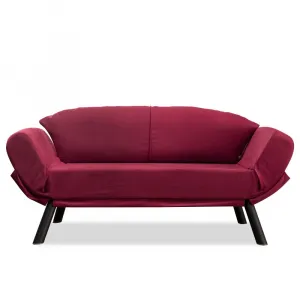 Dvojmiestna rozkladacia pohovka Genzo - Maroon