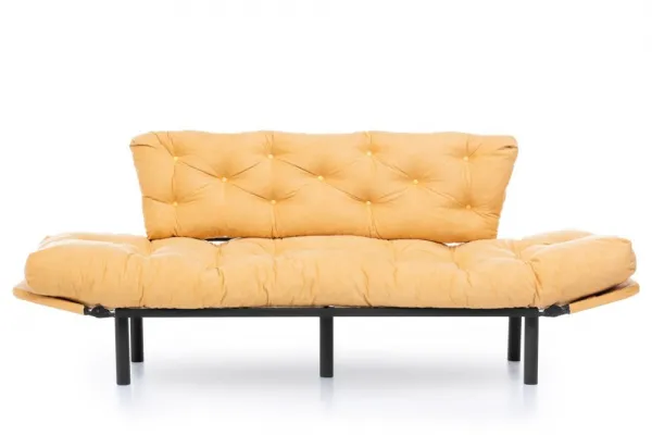 Trojmiestna rozkladacia pohovka Nitta Triple - Mustard