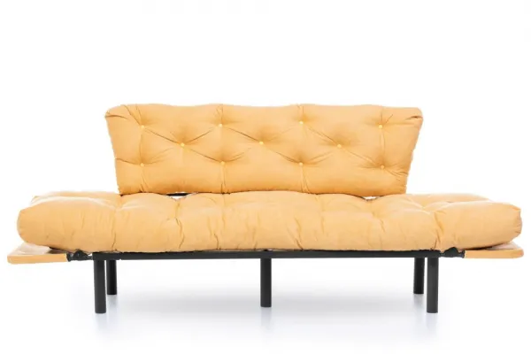 Trojmiestna rozkladacia pohovka Nitta Triple - Mustard