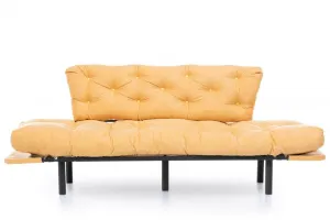 Trojmiestna rozkladacia pohovka Nitta Triple - Mustard