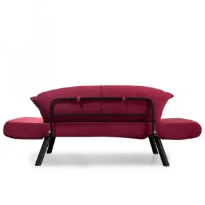 Dvojmiestna rozkladacia pohovka Genzo - Maroon