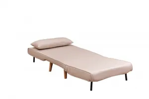 Rozkladacie kreslo Folde Single - Cream