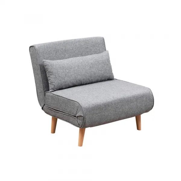 Rozkladacie kreslo Folde Single - Light Grey