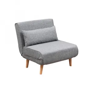 Rozkladacie kreslo Folde Single - Light Grey