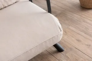 Hanah Home Dvoumístná rozkládací pohovka Seater Sando krémová II