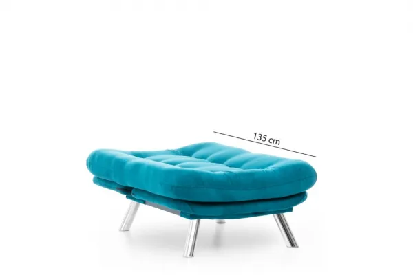 Kreslo / Jednomiestna pohovka Misa Solo - Petrol Green