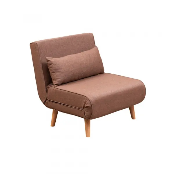 Rozkladacie kreslo Folde Single - Brown