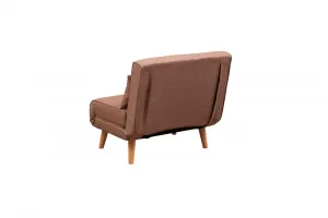 Rozkladacie kreslo Folde Single - Brown