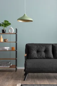 Hanah Home Dvoumístná rozkládací pohovka Seater Sando tmavě šedá